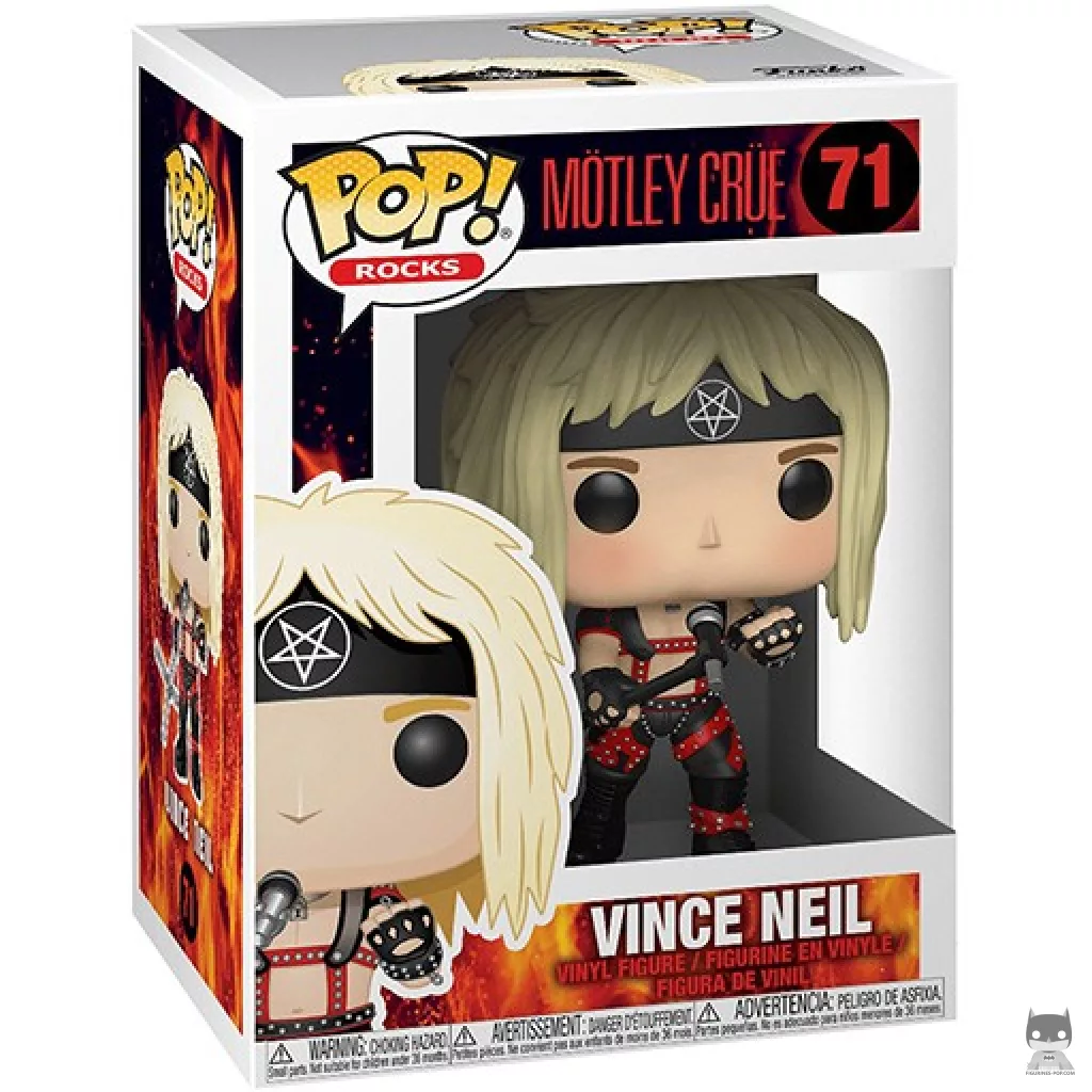 Figura Funko Pop! Vince Neil en su caja