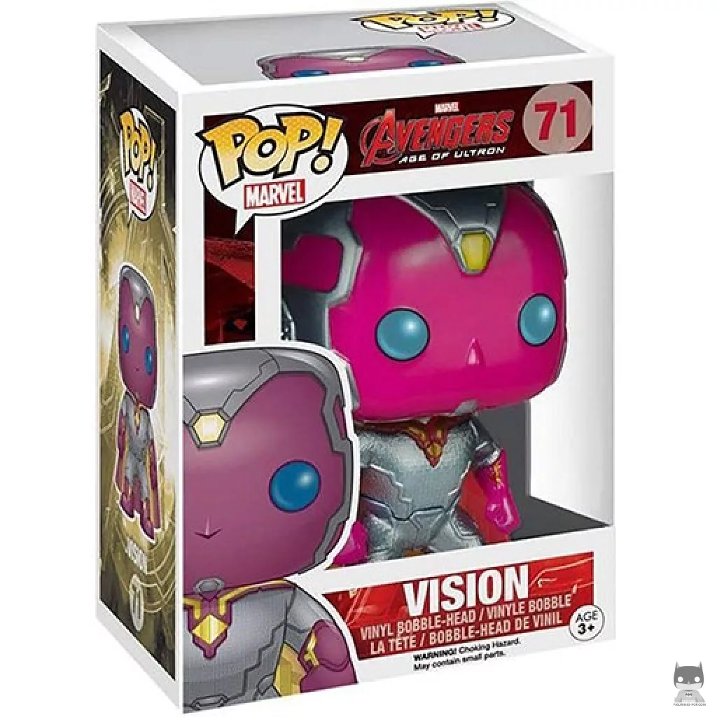 Figura Funko Pop! Visión (Metalizado) en su caja