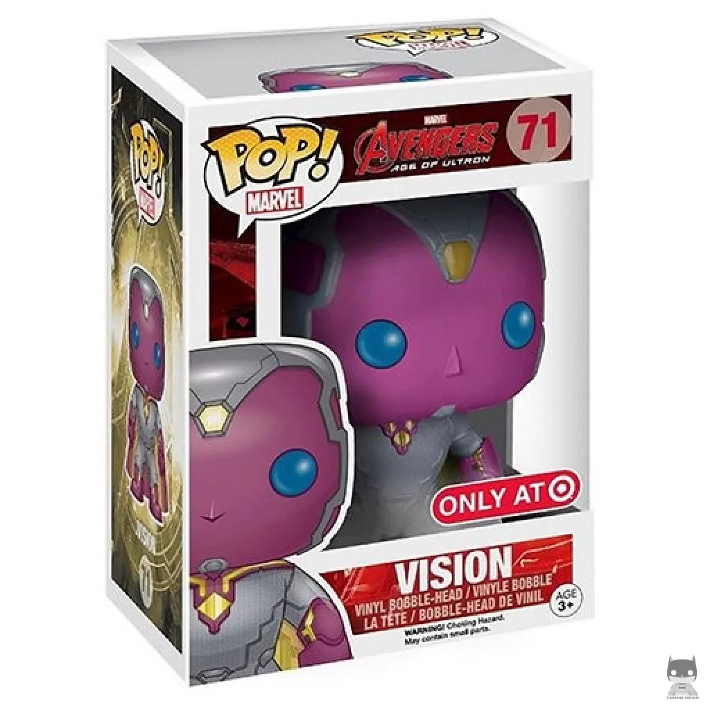 Figura Funko Pop! Visión (Translúcido) en su caja