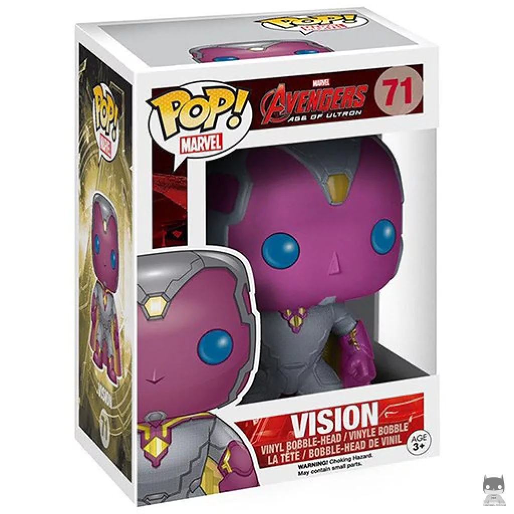 Figura Funko Pop! Visión en su caja