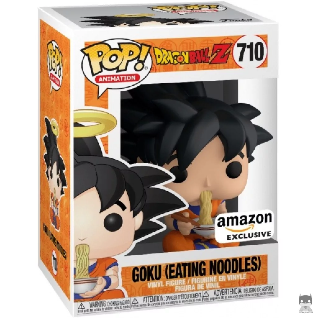Figura Funko Pop! Goku comiendo fideos en su caja