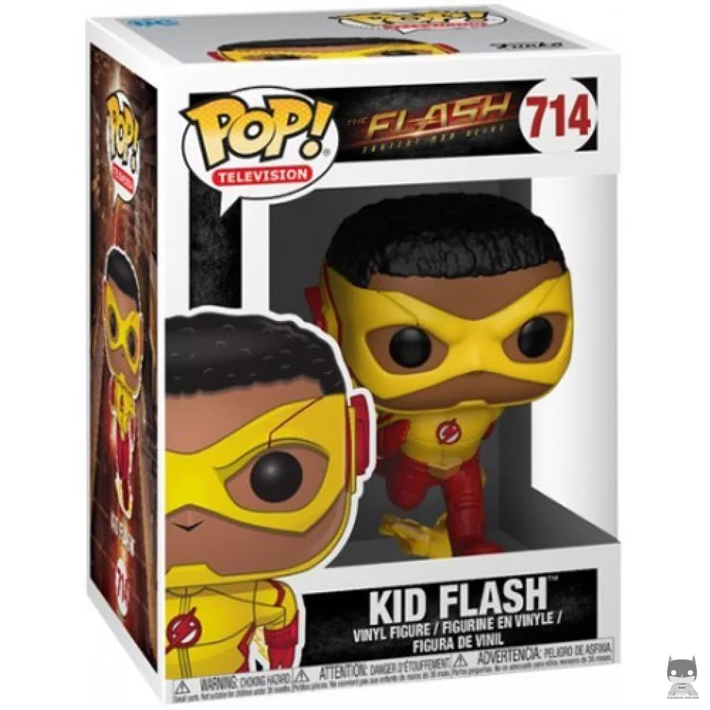 Figura Funko Pop! Kid Flash en su caja