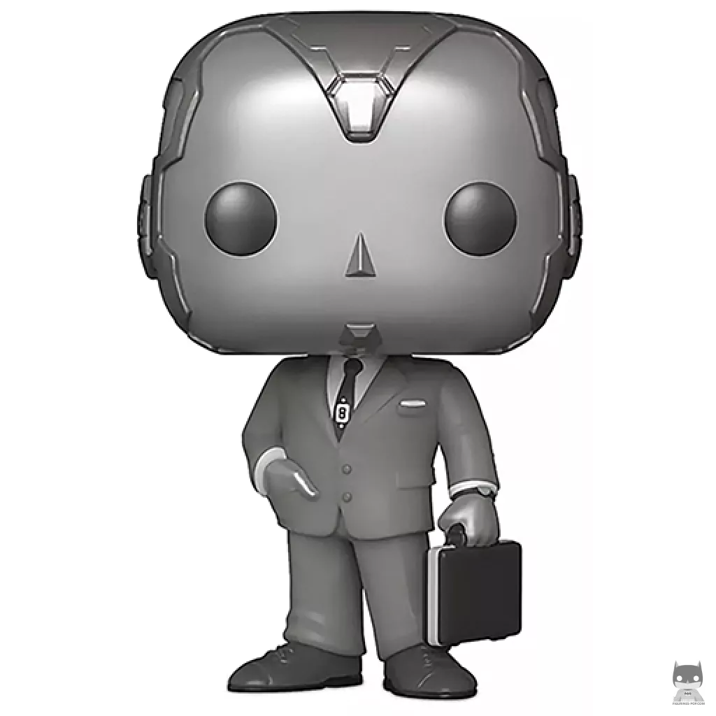 Figura Funko Pop! Visión años 50 (Chase) (Blanco y negro) (WandaVision)