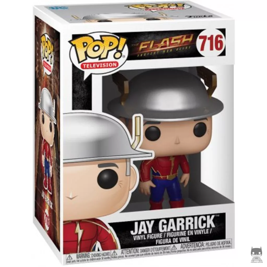 Figura Funko Pop! Jay Garrick en su caja