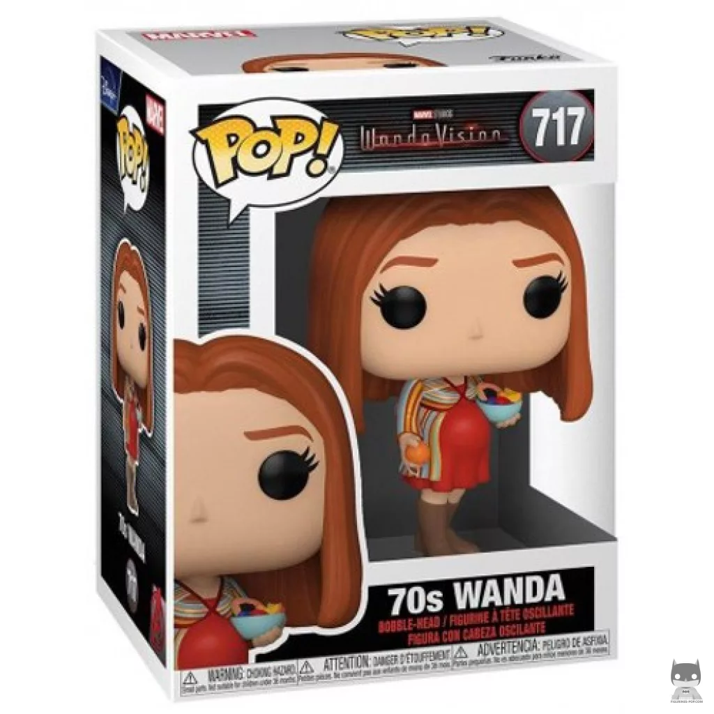 Figura Funko Pop! Wanda años 70 en su caja