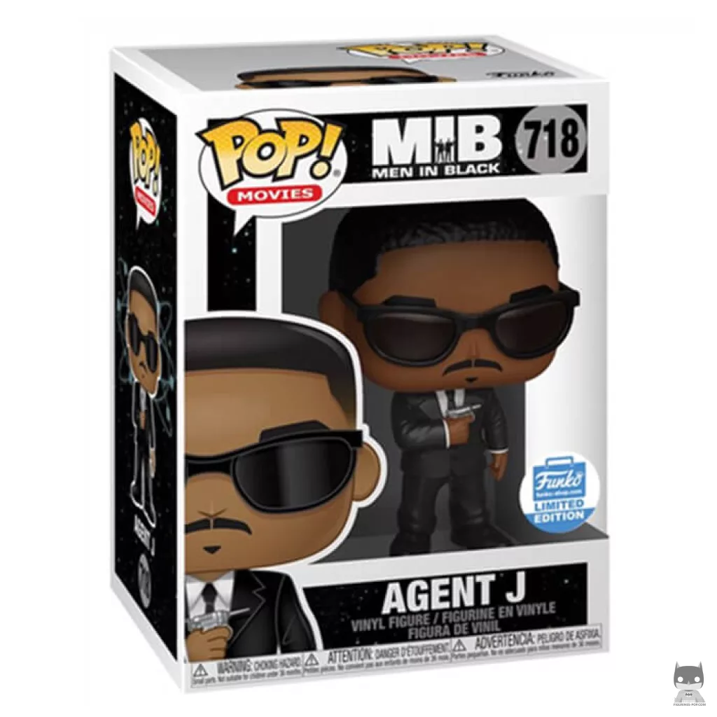 Figura Funko Pop! Agente J en su caja