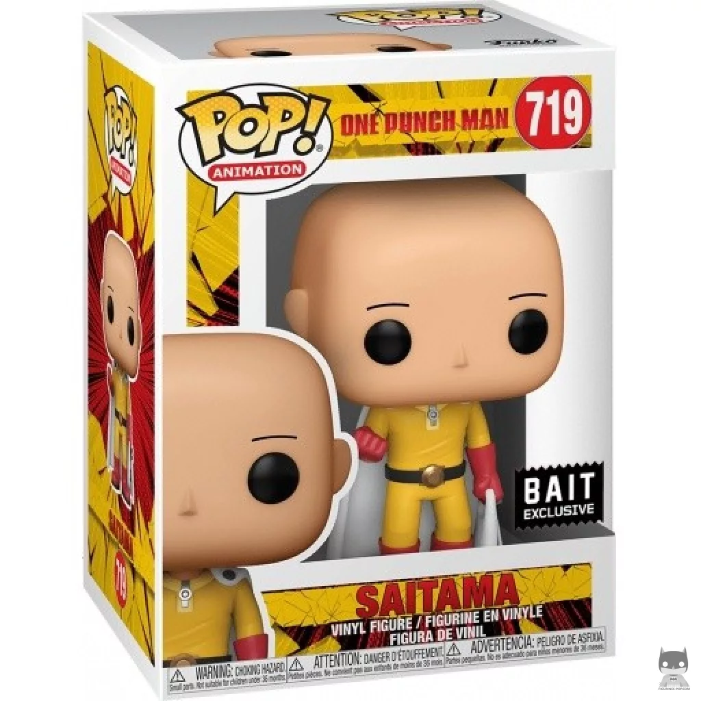 Figura Funko Pop! Saitama con traje en su caja