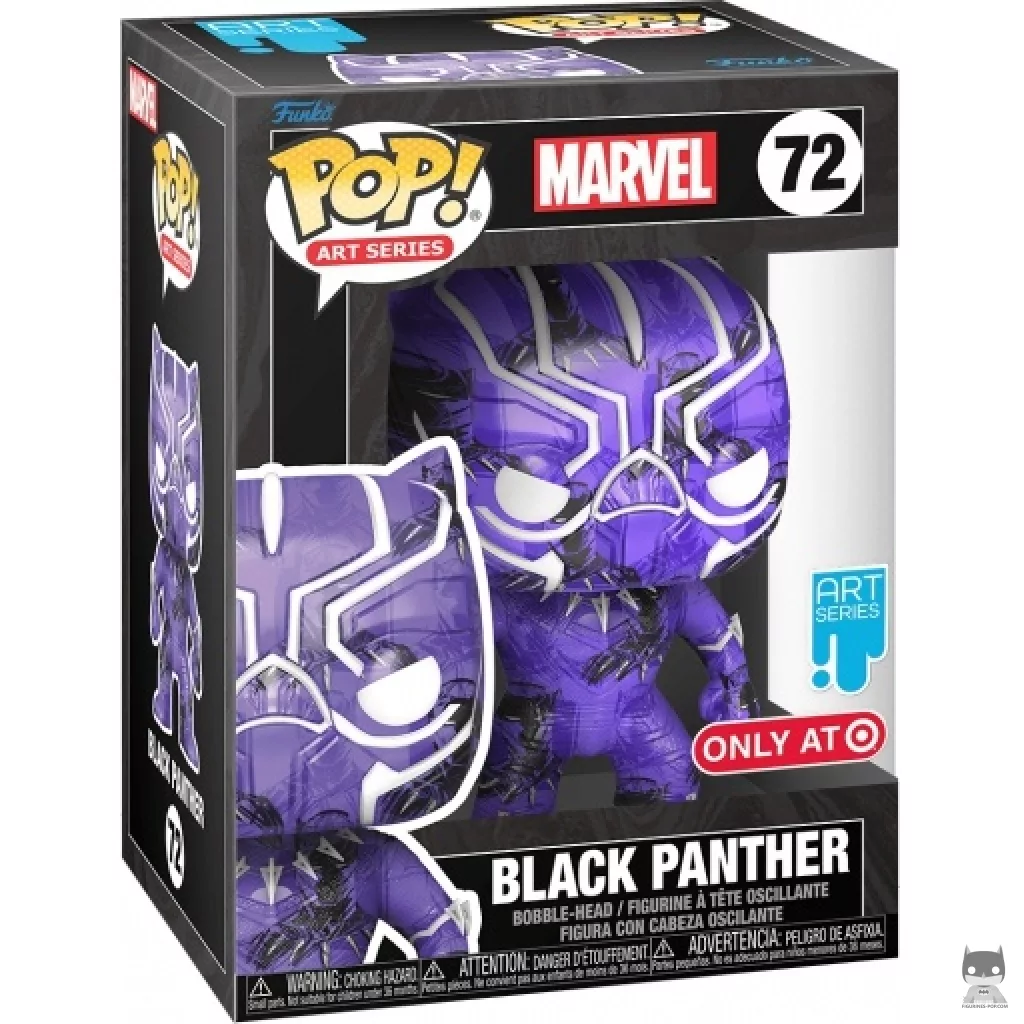 Figura Funko Pop! Black Panther en su caja