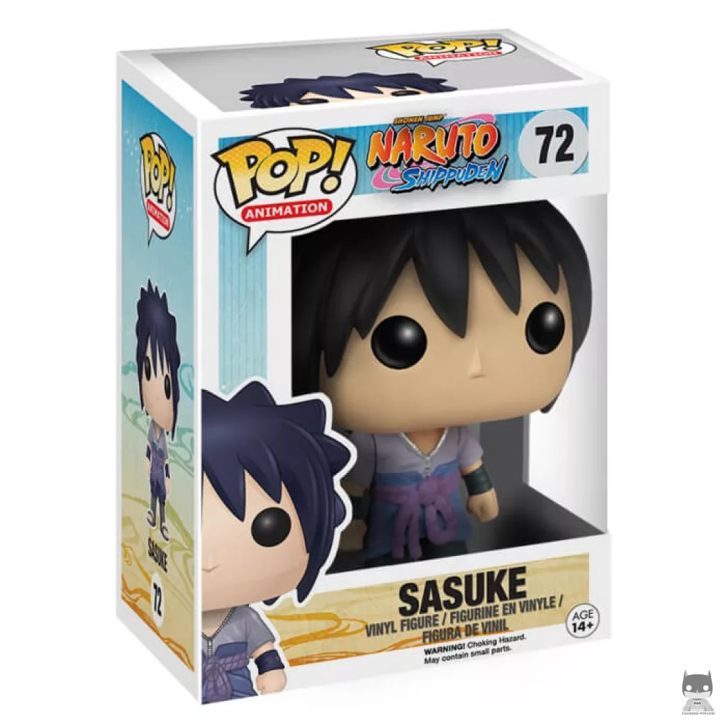 Figura Funko Pop! Sasuke Uchiha en su caja