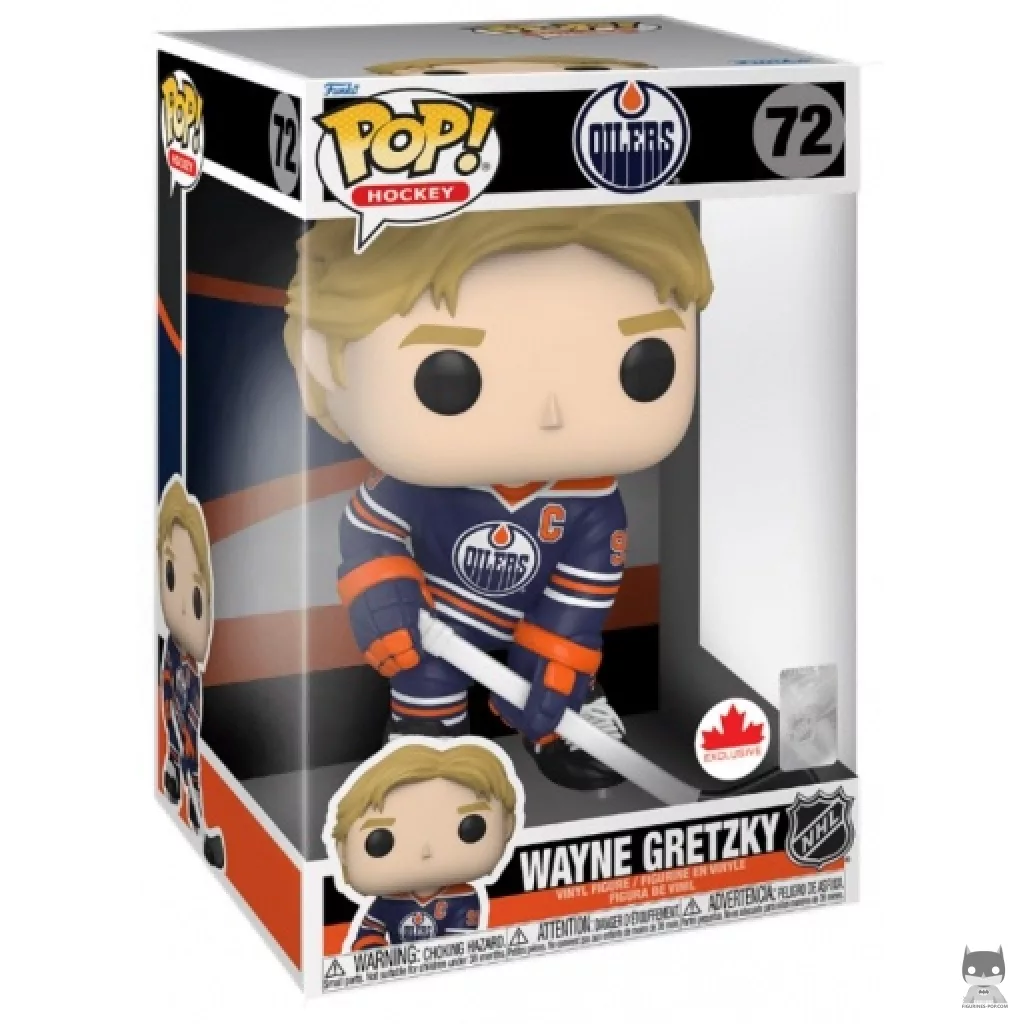 Figura Funko Pop! Wayne Gretzky (Supersized) en su caja