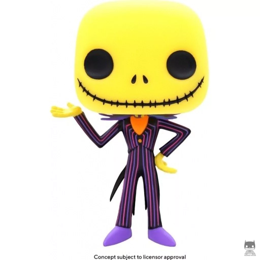 Figura Funko Pop! Jack Skellington (Luz negra) (Pesadilla antes de Navidad)
