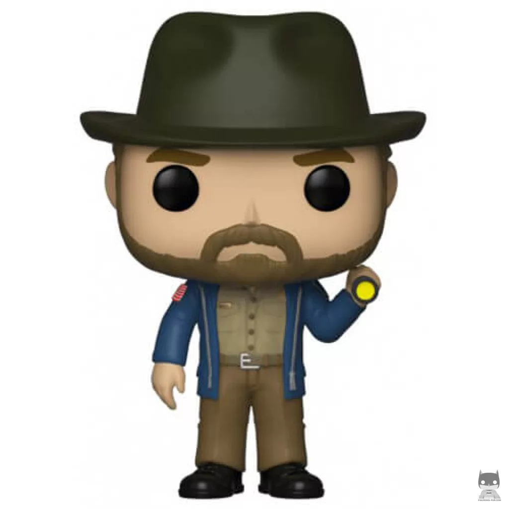 Figura Funko Pop! Hopper con linterna (Stranger Things)