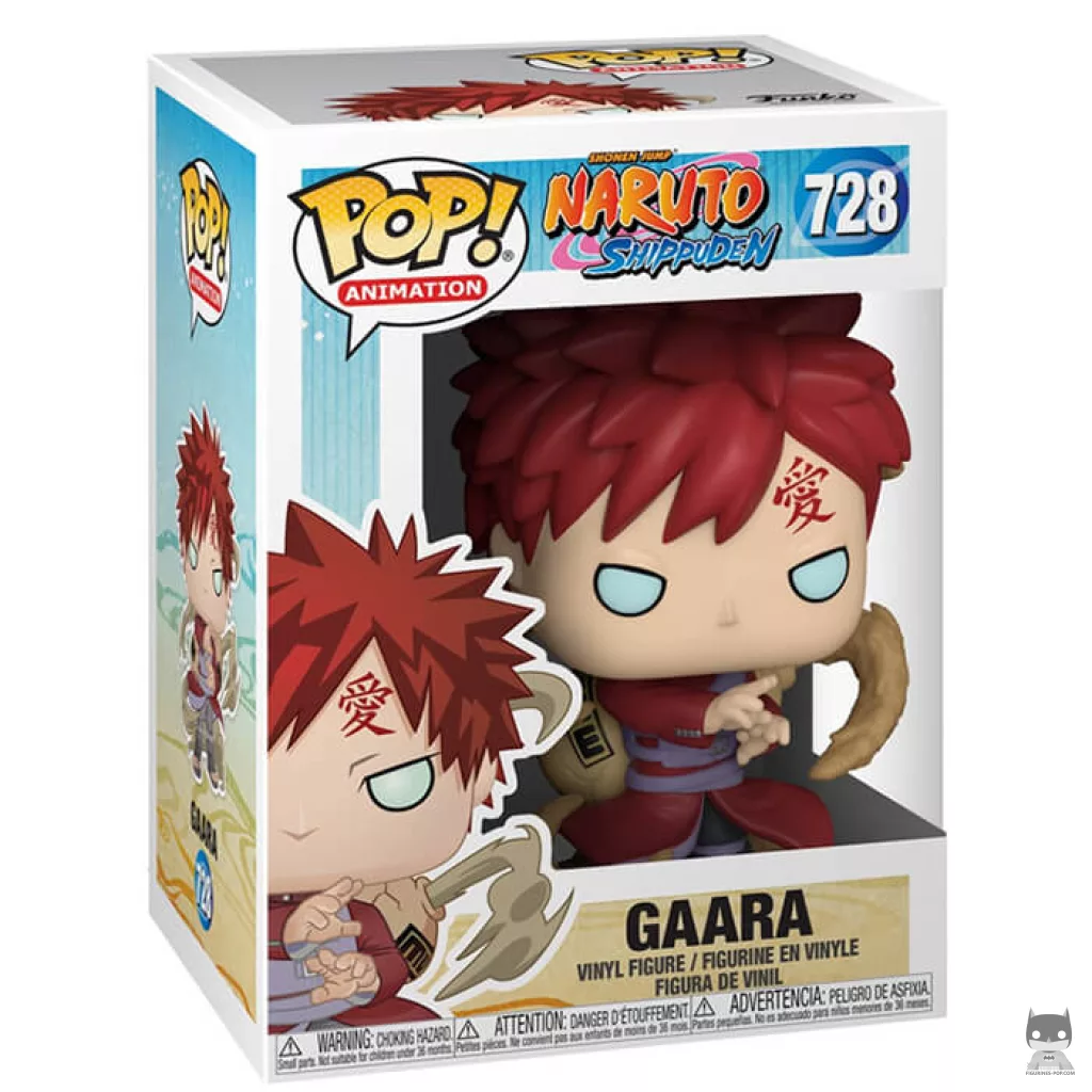 Figura Funko Pop! Gaara en su caja