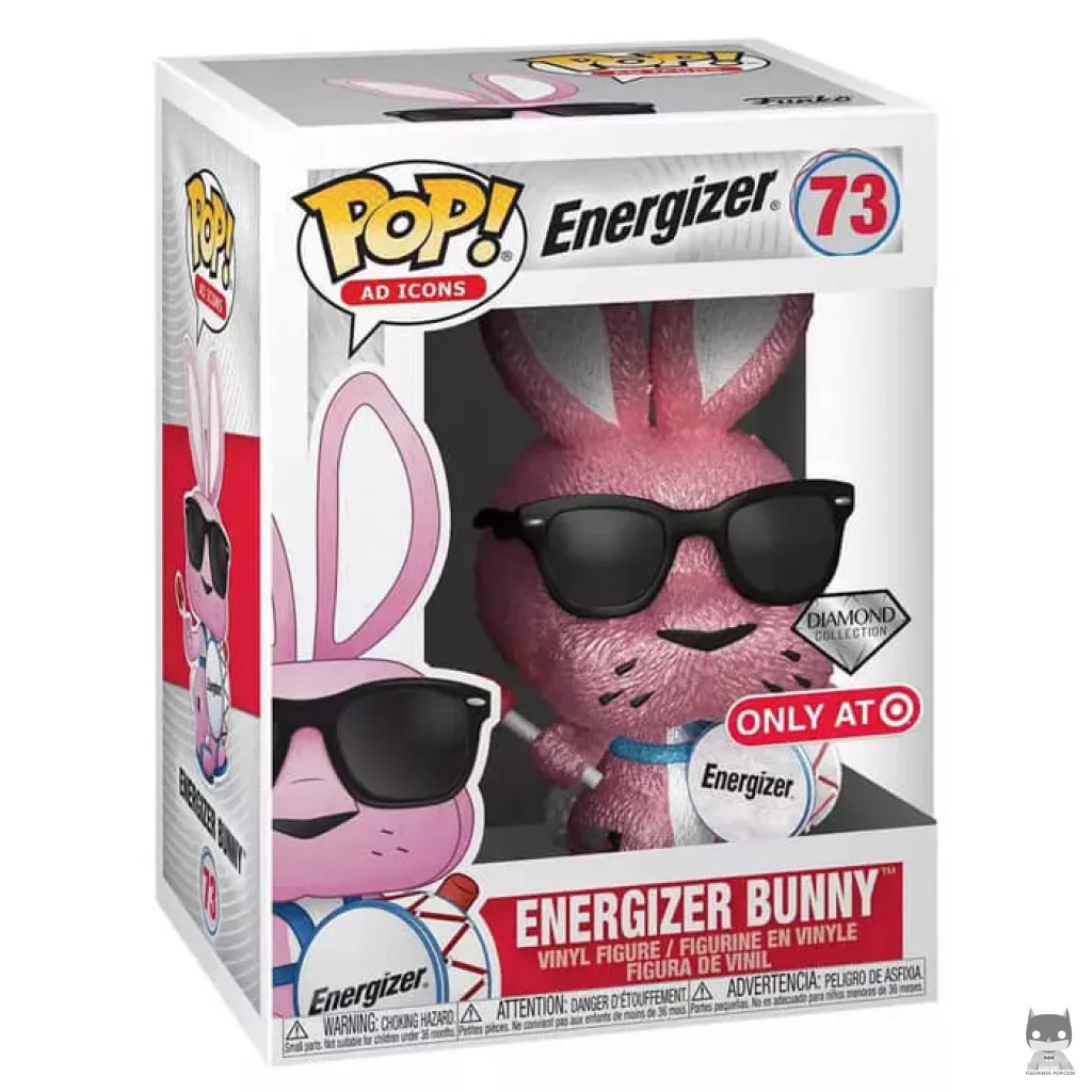 Figura Funko Pop! Conejito de Energizer (Purpurina de diamante) en su caja