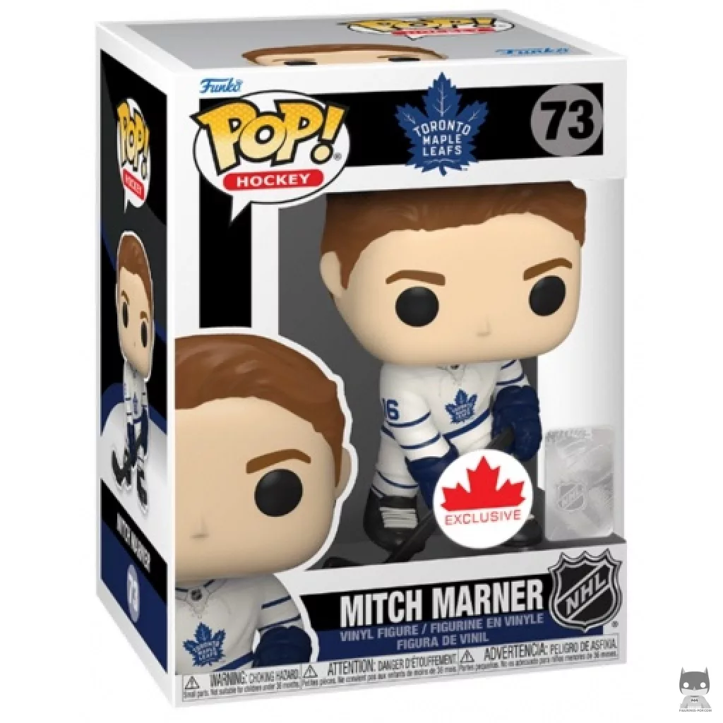 Figura Funko Pop! Mitchell Marner en su caja