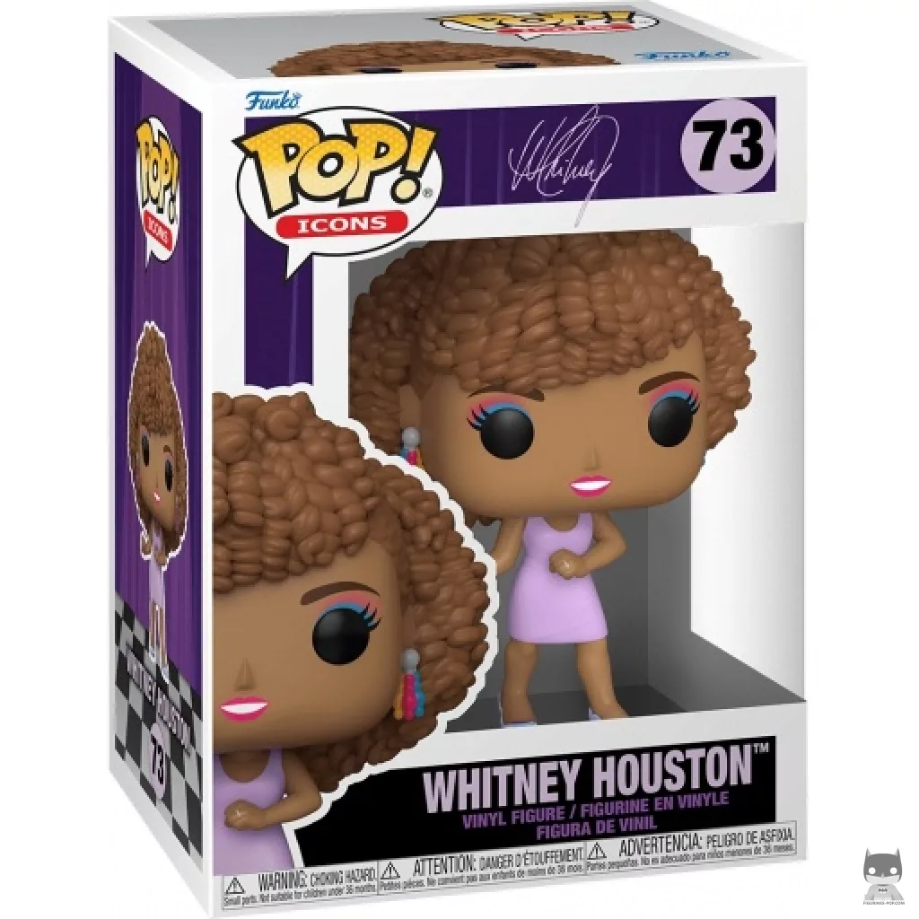 Figura Funko Pop! Whitney Houston (I Wanna Dance With Somebody) en su caja