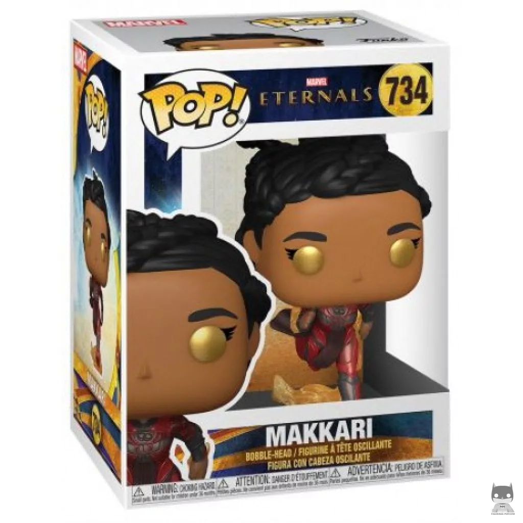 Figura Funko Pop! Makkari en su caja