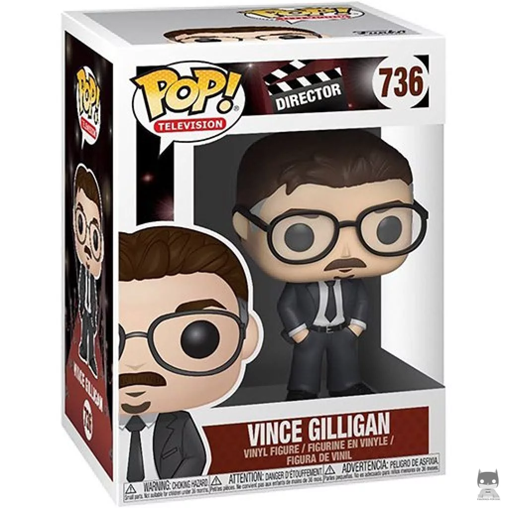 Figura Funko Pop! Vince Gilligan en su caja