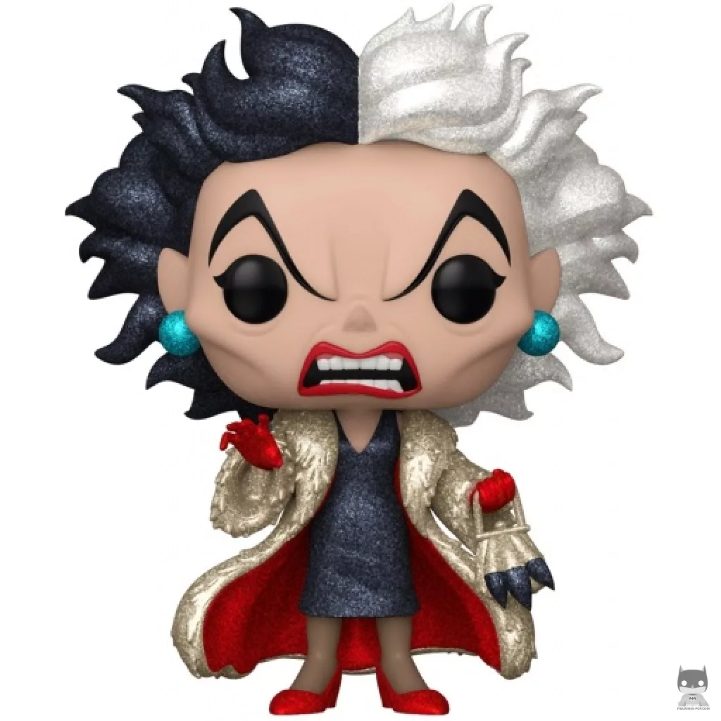 Figura Funko Pop! Cruella de Vil (Purpurina de diamante) (Villanos Disney)
