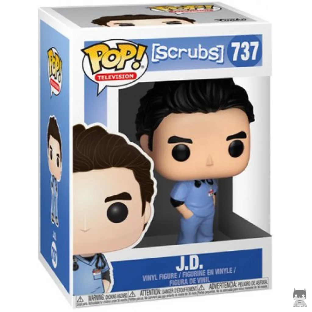 Figura Funko Pop! J.D. en su caja