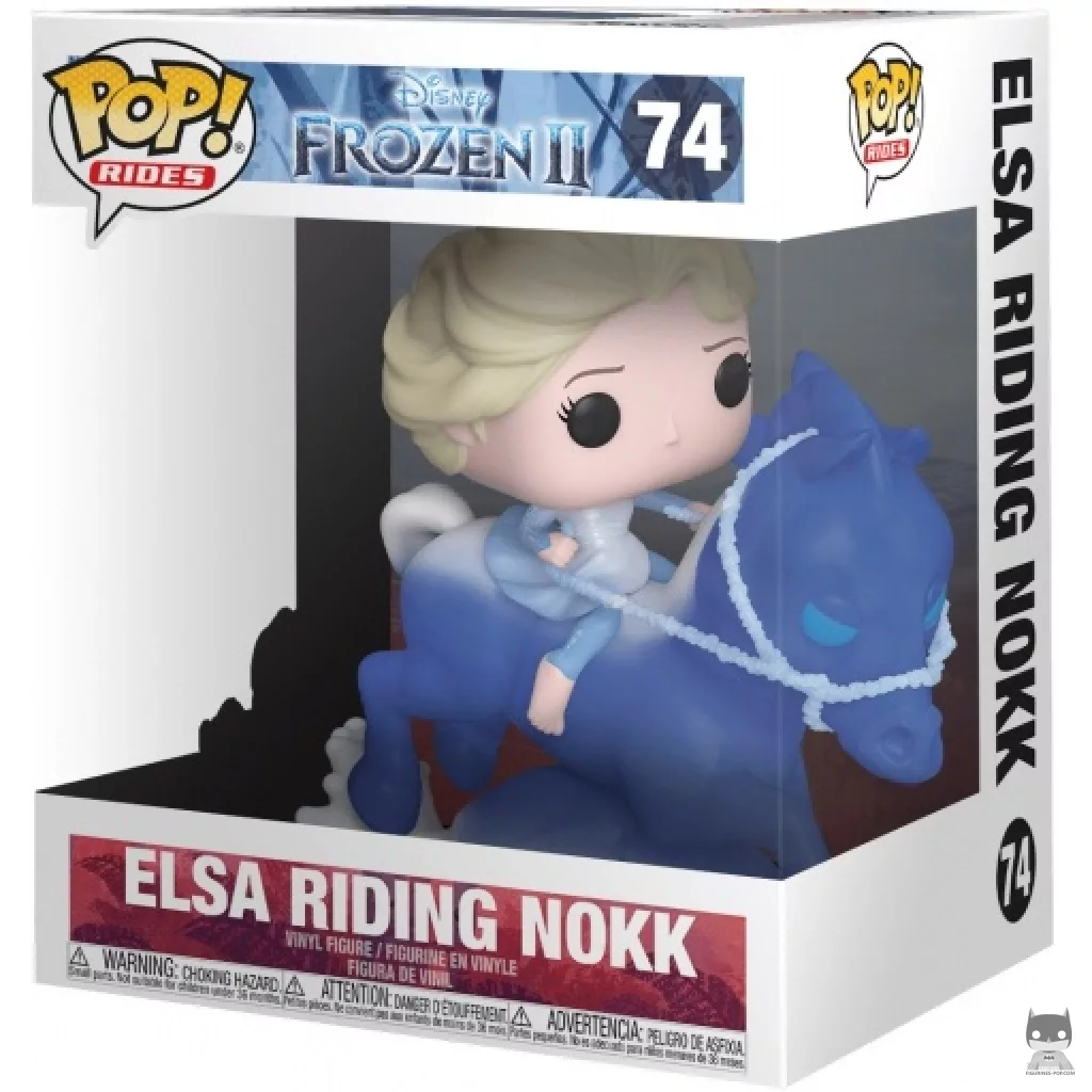 Figura Funko Pop! Elsa montando a Nokk (Supersized) en su caja