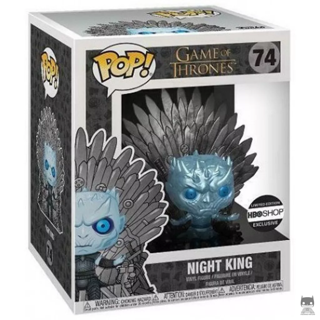 Figura Funko Pop! Rey de la Noche (Trono de Hierro) (Metalizado) en su caja