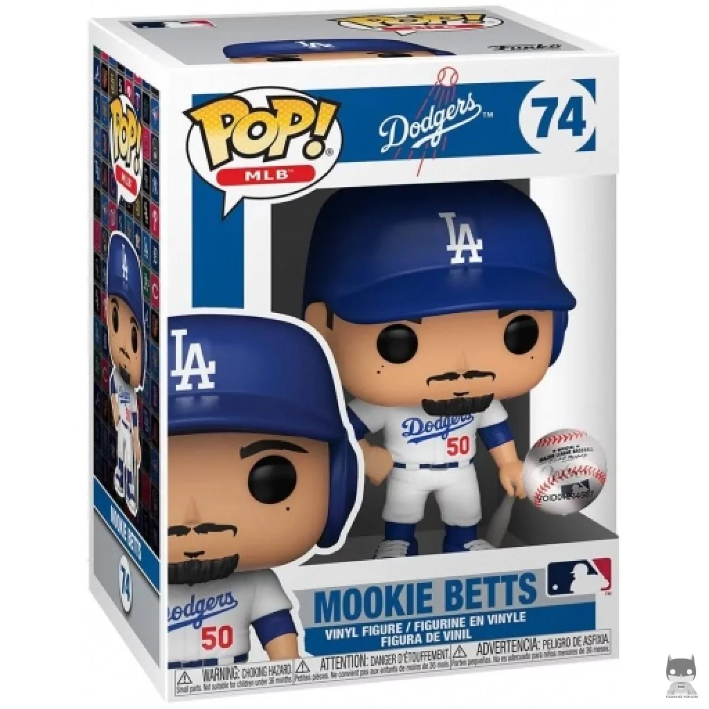 Figura Funko Pop! Mookie Betts en su caja