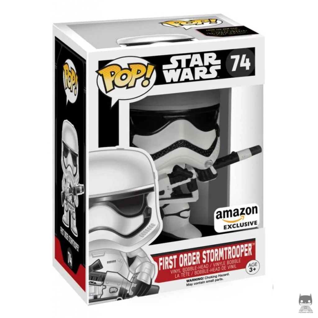 Figura Funko Pop! Stormtrooper de la Primera Orden en su caja