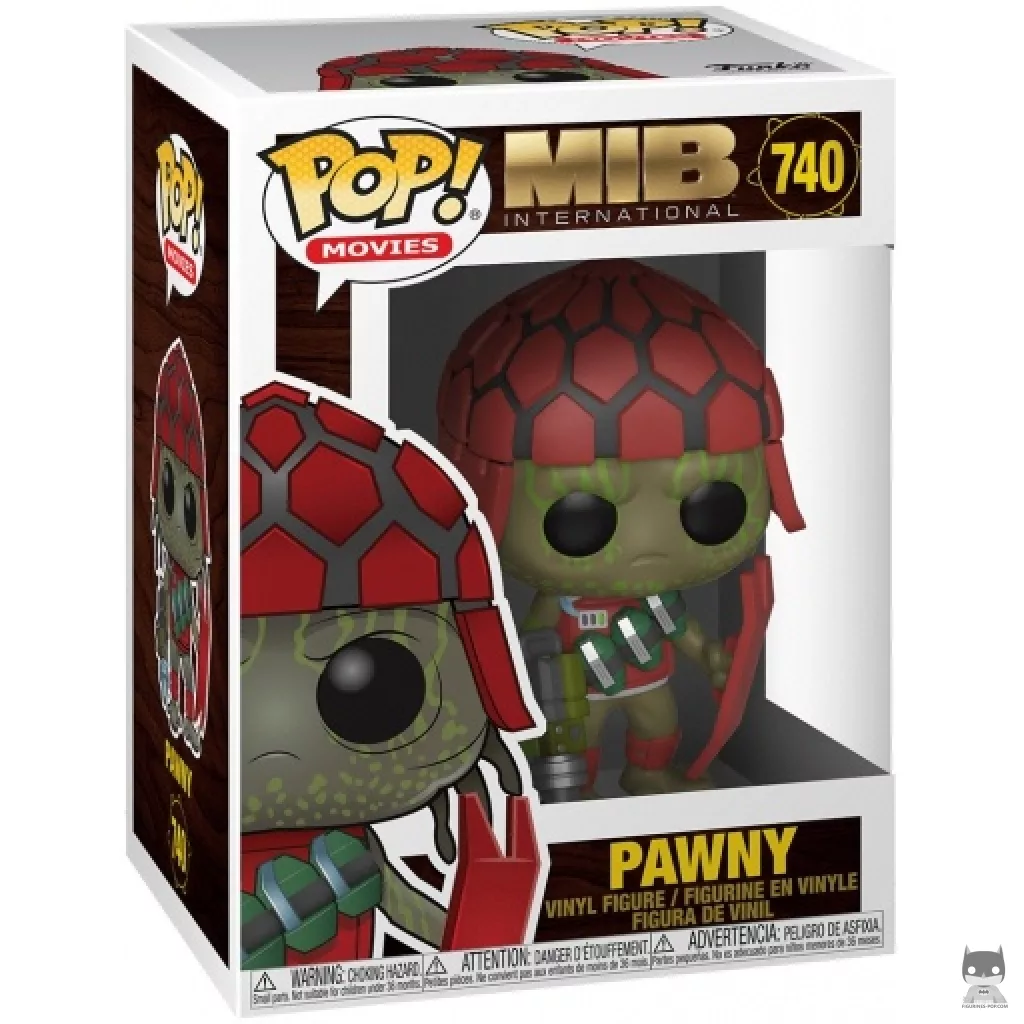 Figura Funko Pop! Pawny en su caja