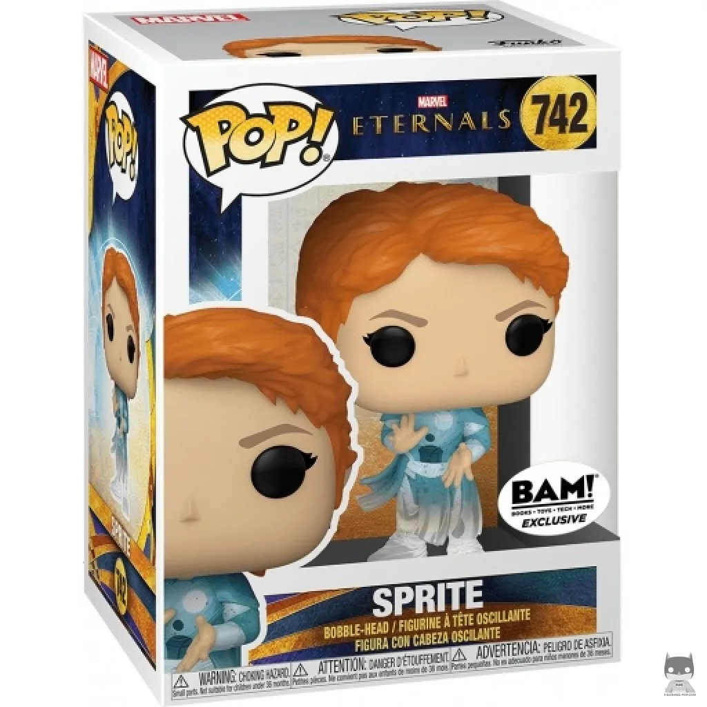Figura Funko Pop! Sprite en su caja