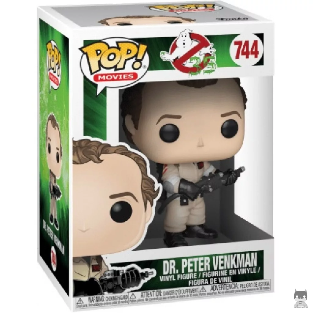 Figura Funko Pop! Dr. Peter Venkman en su caja