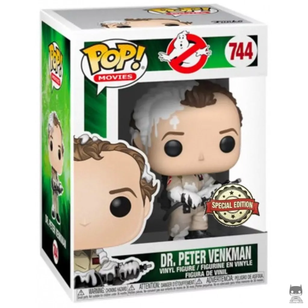 Figura Funko Pop! Dr. Peter Venkman cubierto de malvavisco en su caja