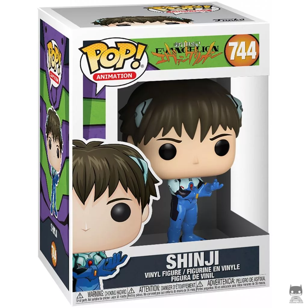 Figura Funko Pop! Shinji Ikari en su caja