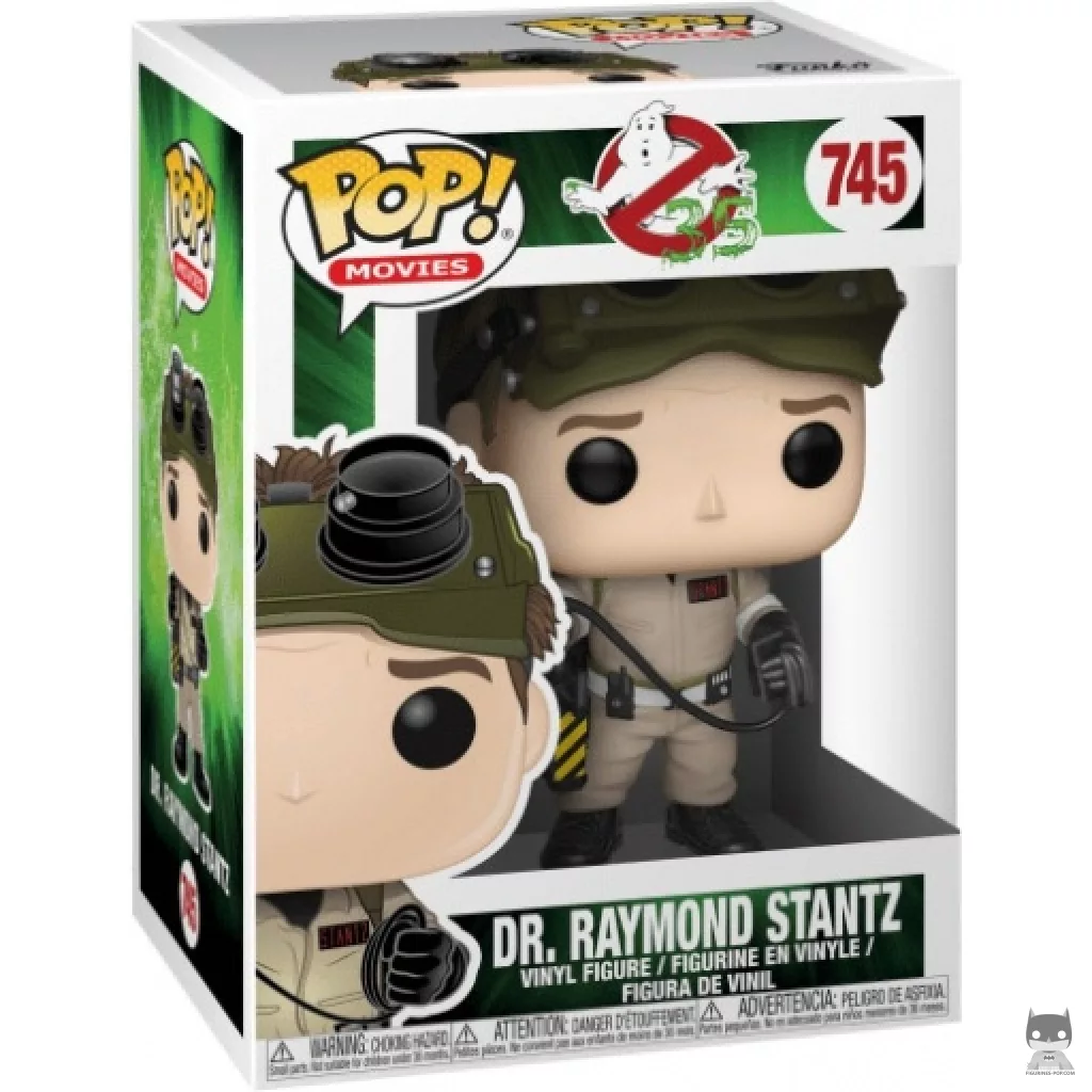 Figura Funko Pop! Dr. Raymond Stantz en su caja