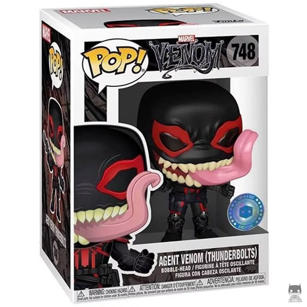 Figura Funko Pop! Agente Venom (Thunderbolts) en su caja