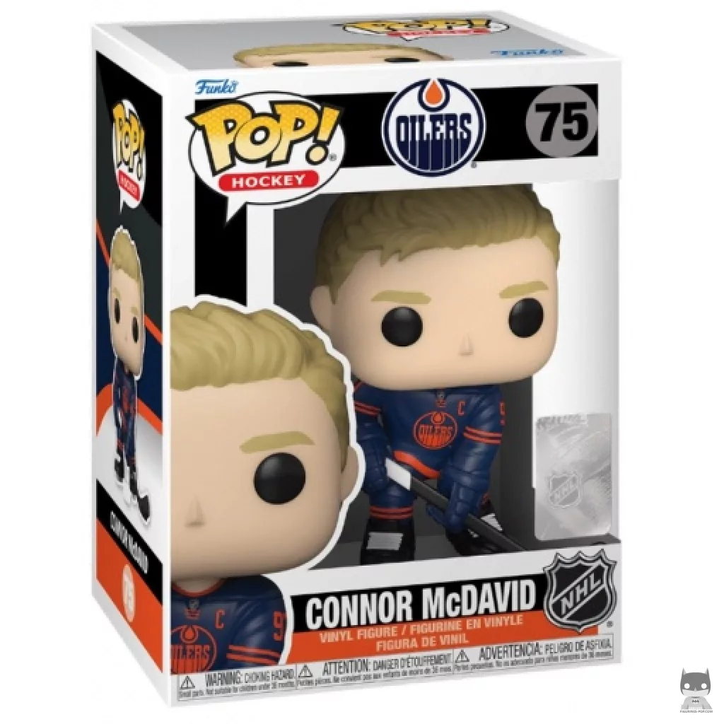 Figura Funko Pop! Connor McDavid en su caja