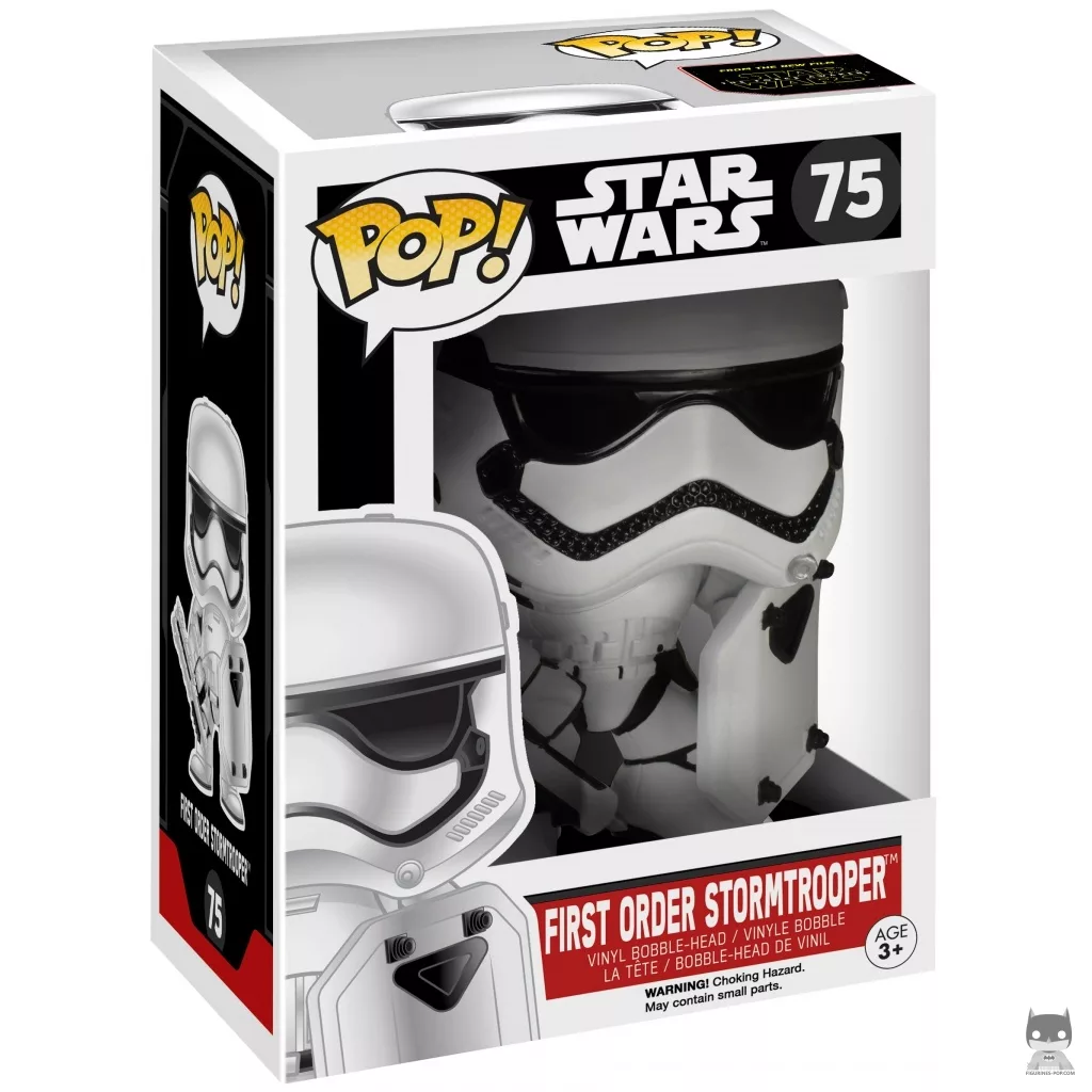 Figura Funko Pop! Stormtrooper de la Primera Orden en su caja