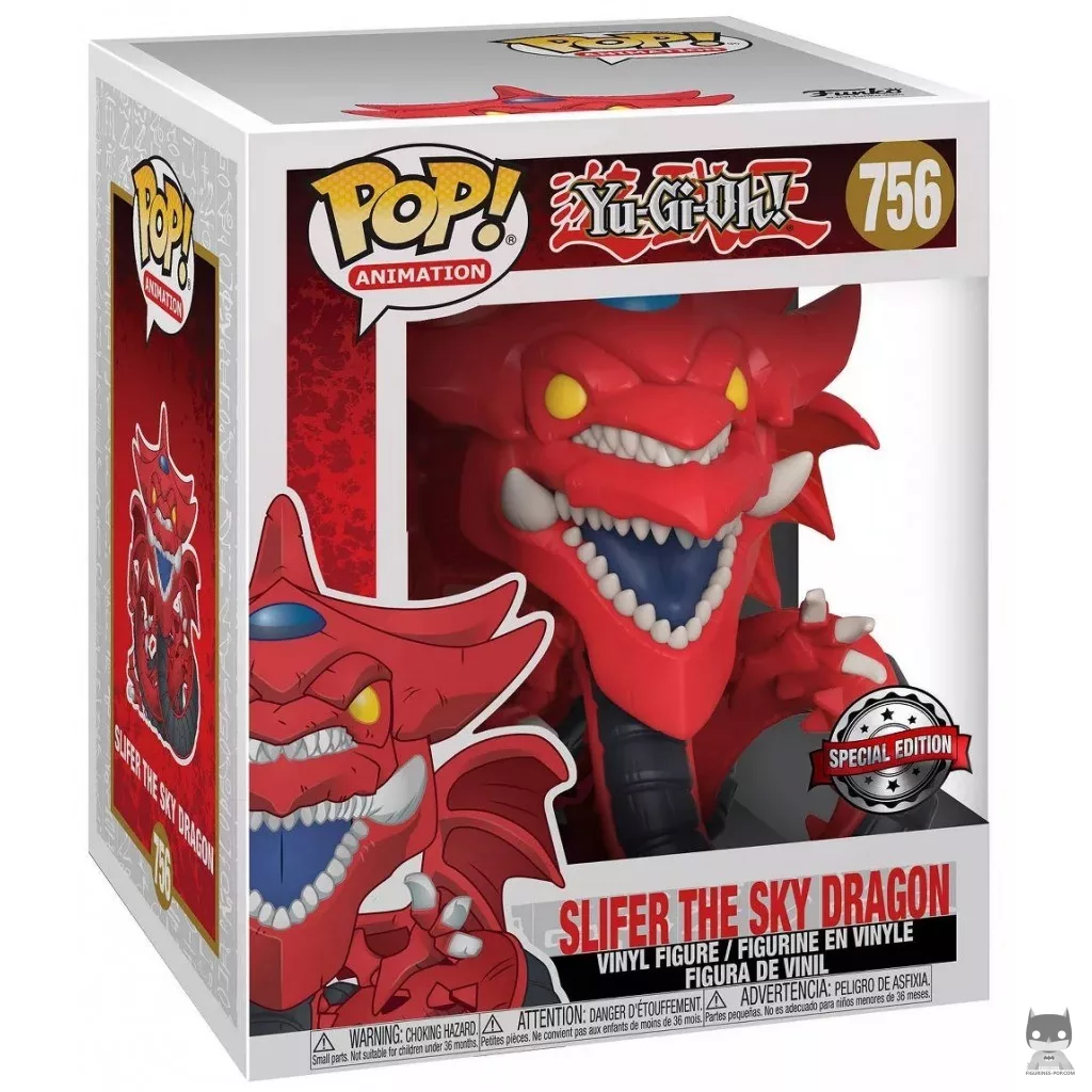 Figura Funko Pop! Slifer (Supersized) en su caja