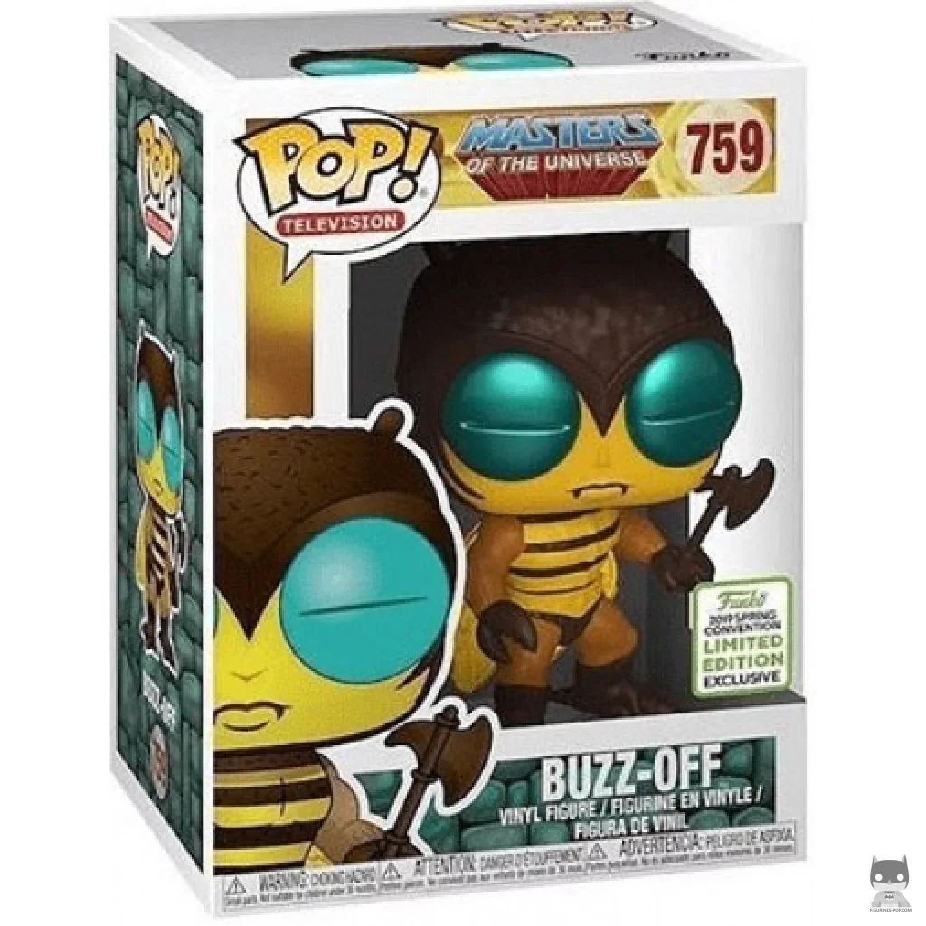 Figura Funko Pop! Buzz-Off en su caja