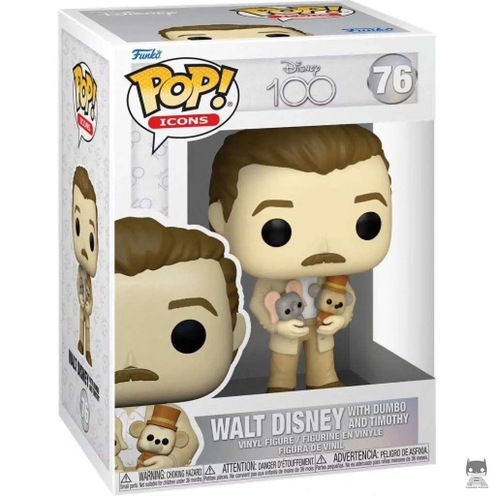 Figura Funko Pop! Walt Disney con Dumbo & Timothy en su caja