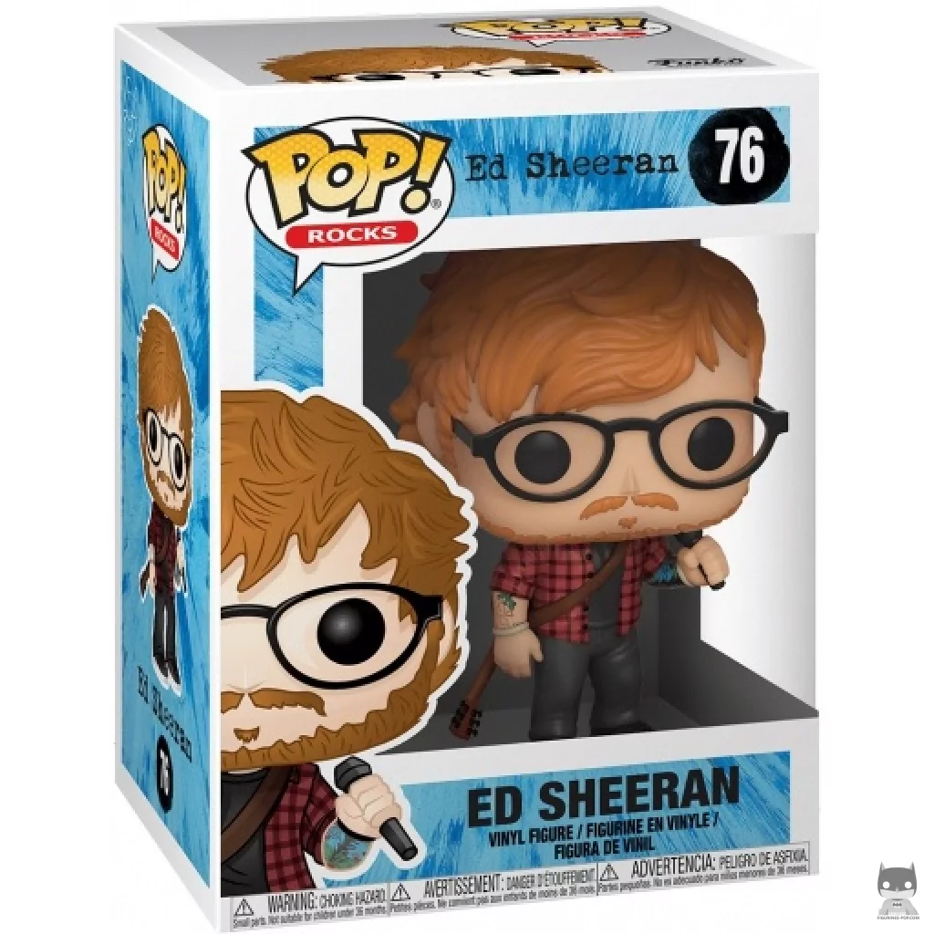 Figura Funko Pop! Ed Sheeran en su caja