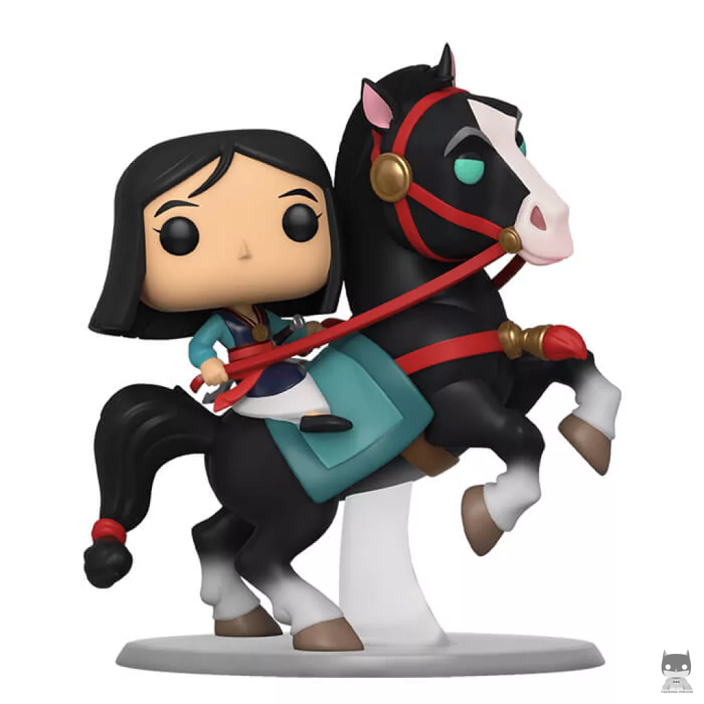 Figura Funko Pop! Mulán montando a Khan (Mulán)