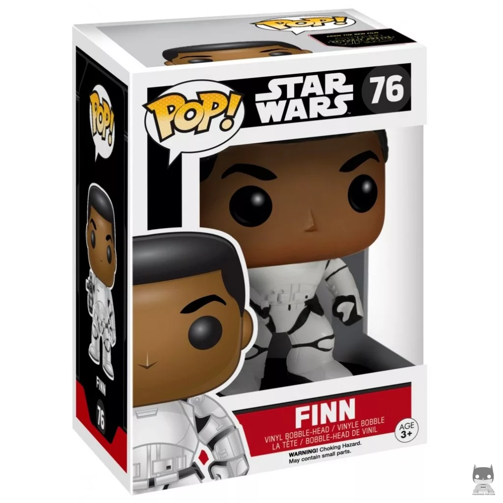 Figura Funko Pop! Finn como Stormtrooper en su caja