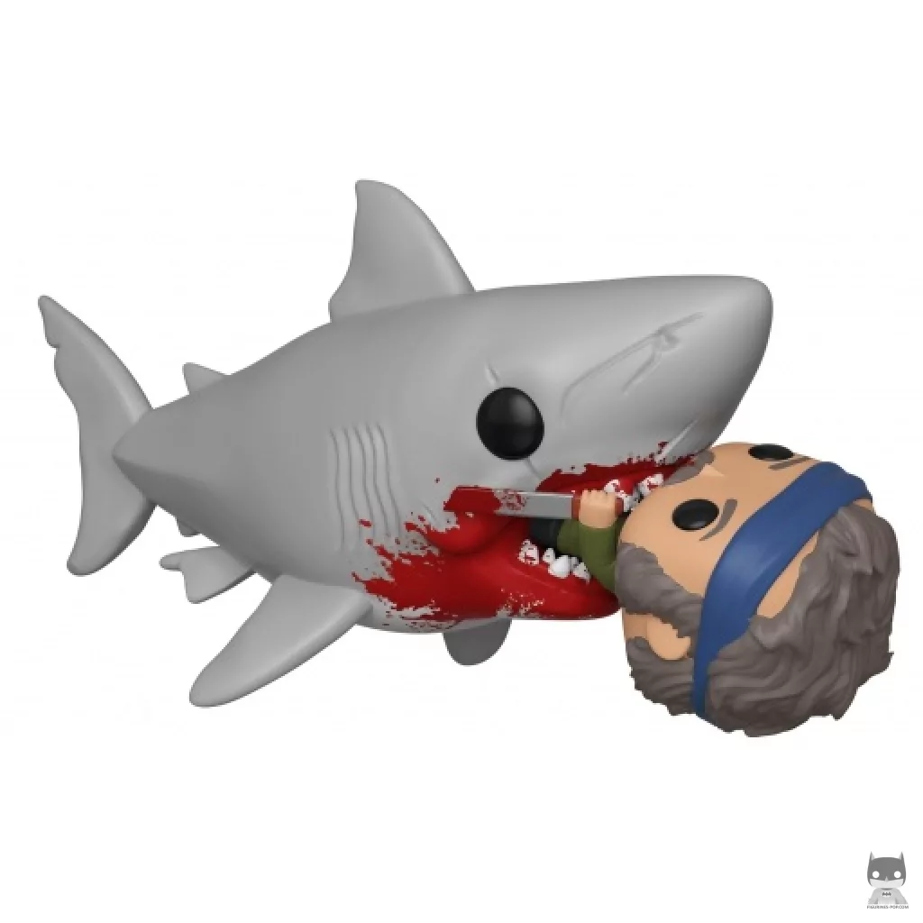 Figura Funko Pop! Tiburón mordiendo a Quint (Supersized) (Tiburón)