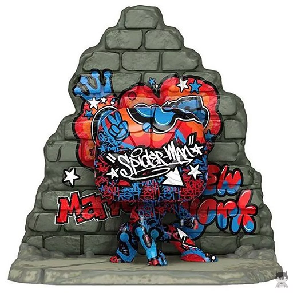 Figura Funko Pop! Spider-Man Street Art (Marvel Comics)