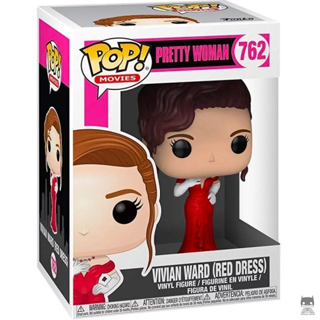 Figura Funko Pop! Vivian Ward (Vestido rojo) en su caja