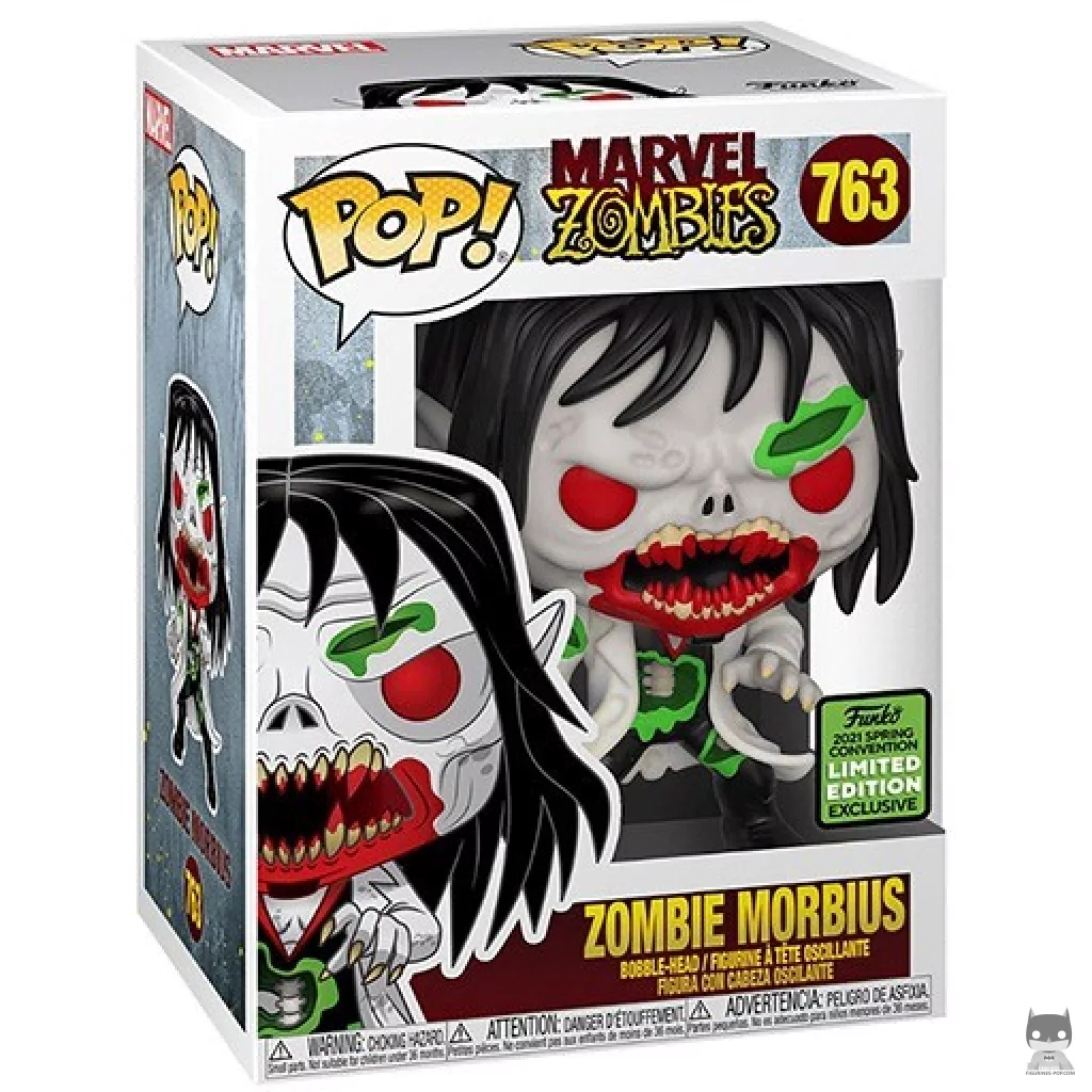Figura Funko Pop! Morbius zombi en su caja