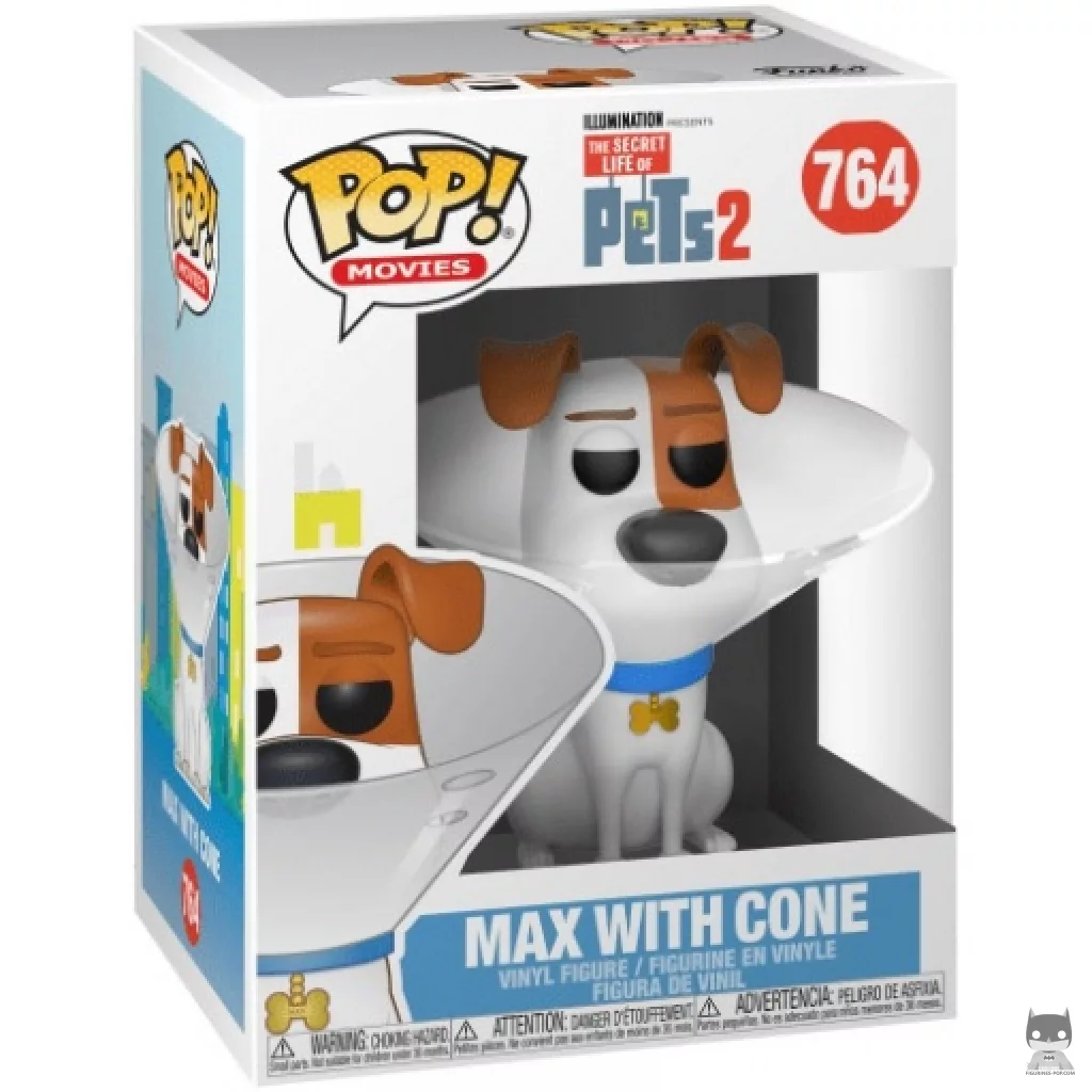 Figura Funko Pop! Max con cono en su caja