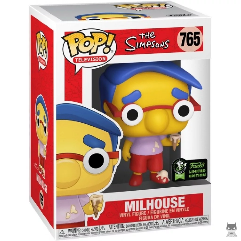 Figura Funko Pop! Milhouse en su caja