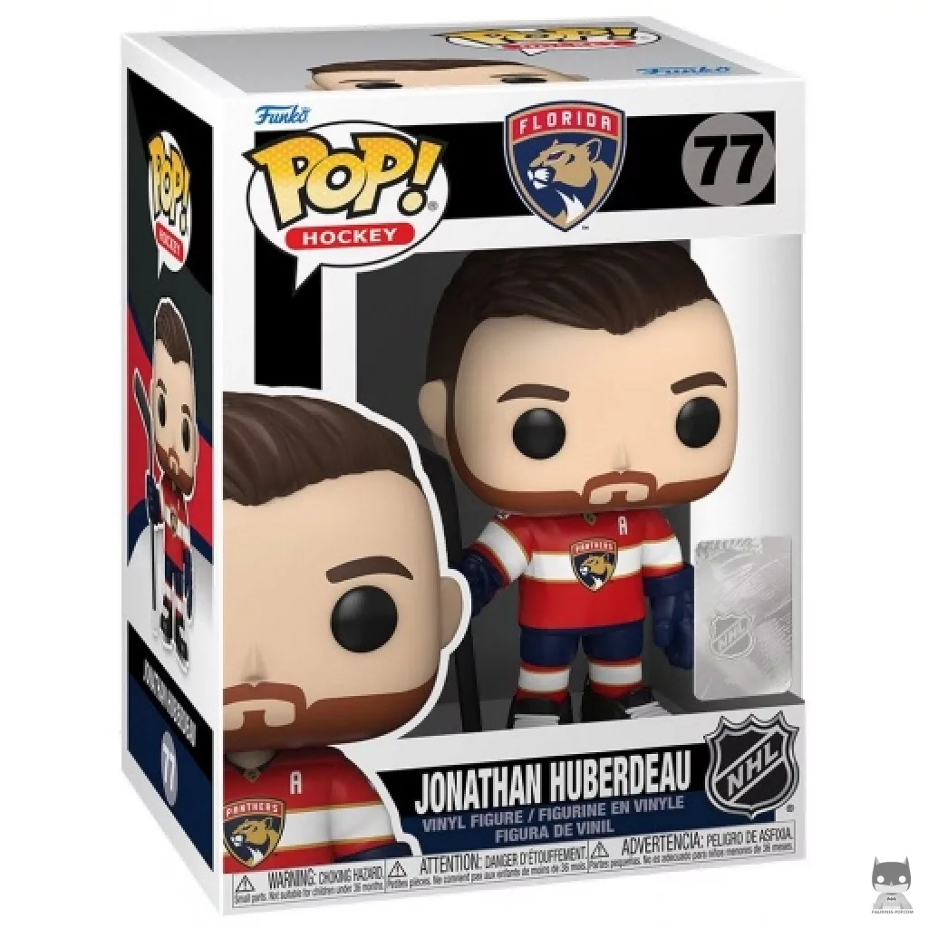 Figura Funko Pop! Jonathan Huberdeau en su caja